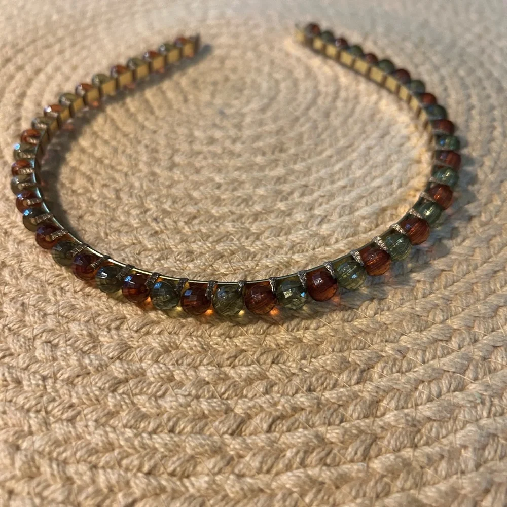 Pair of Vintage Crystal Headbands